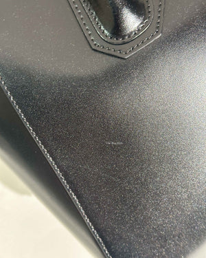 Givenchy Black Glazed Calfskin Medium Antigona-21