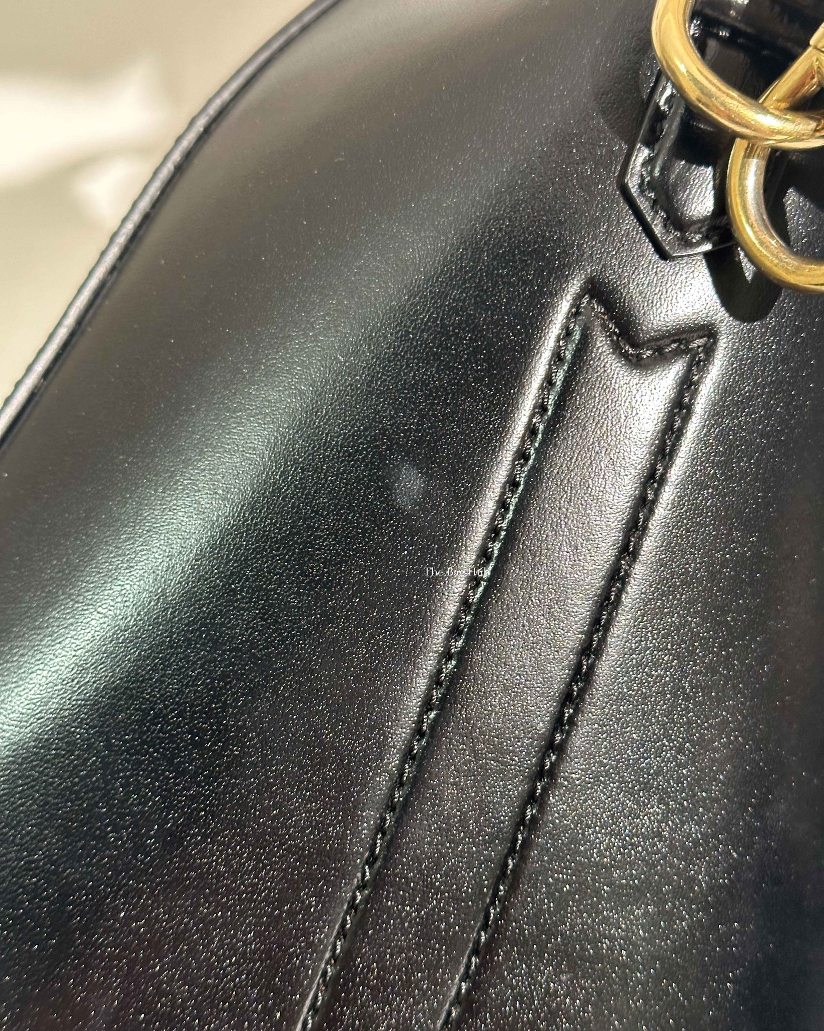 Givenchy Black Glazed Calfskin Medium Antigona-24