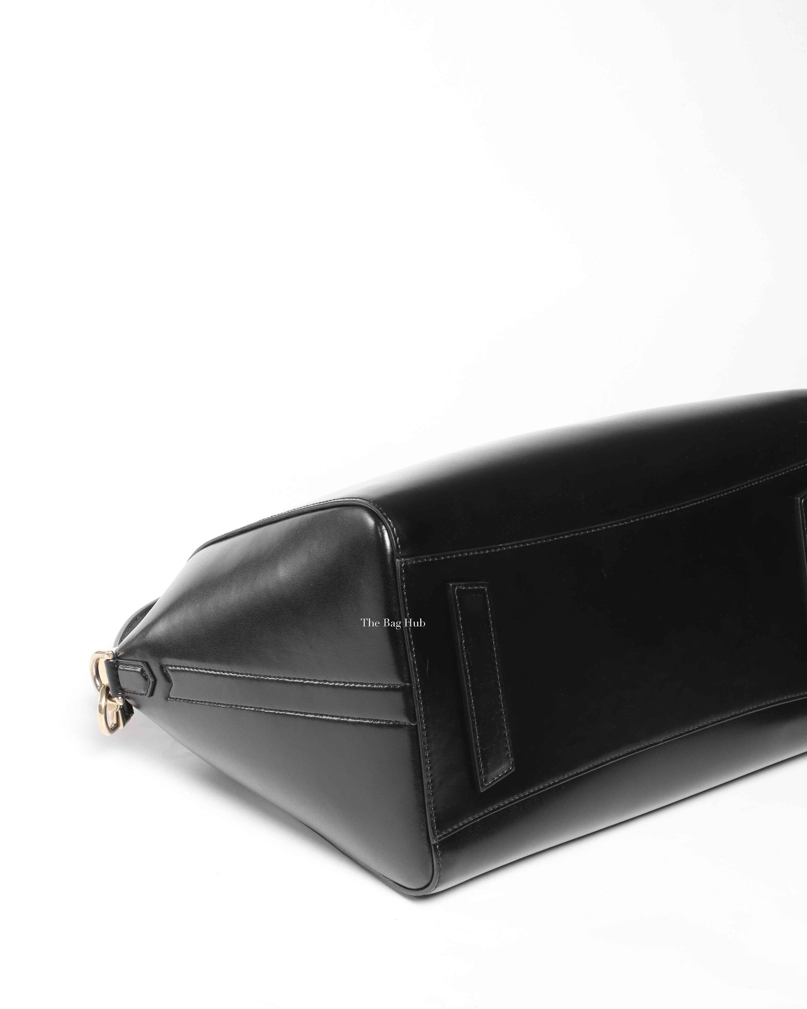 Givenchy Black Glazed Calfskin Medium Antigona-9