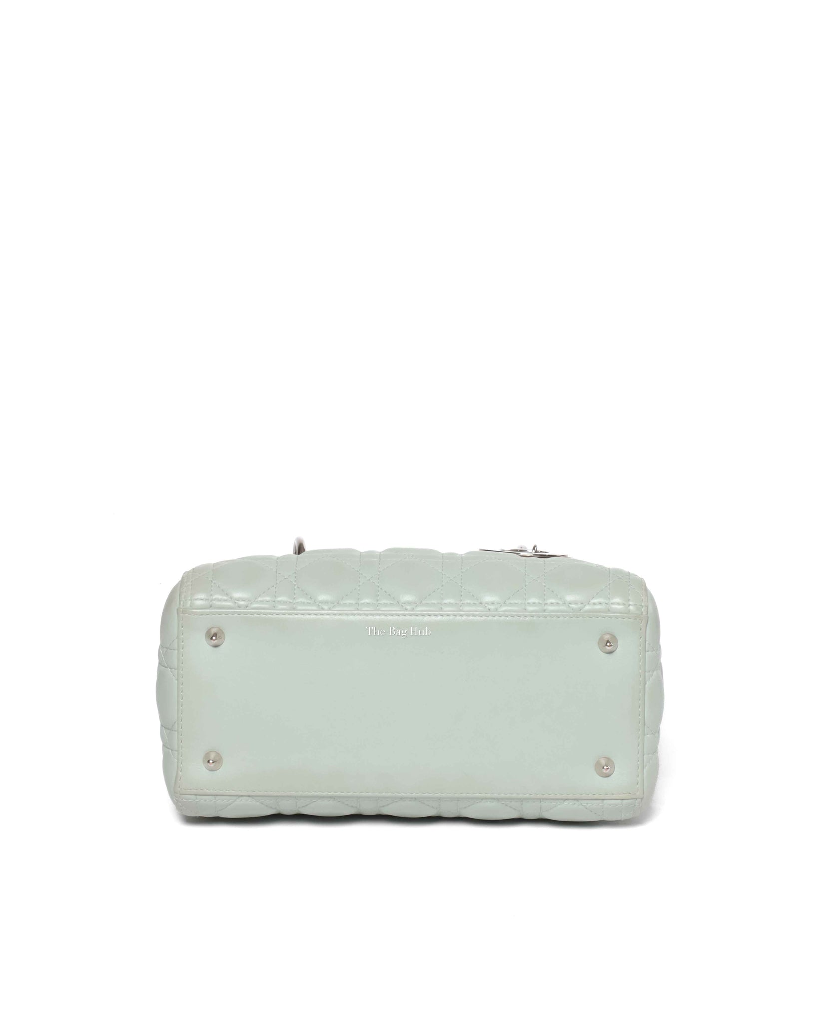 Dior Mint Green Cannage Medium Lady Dior SHW-6