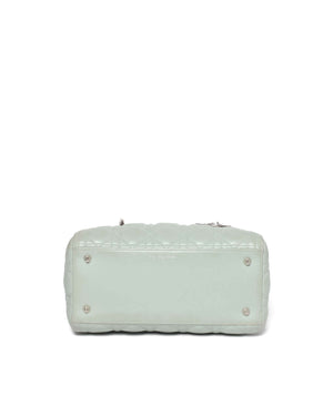 Dior Mint Green Cannage Medium Lady Dior SHW-6