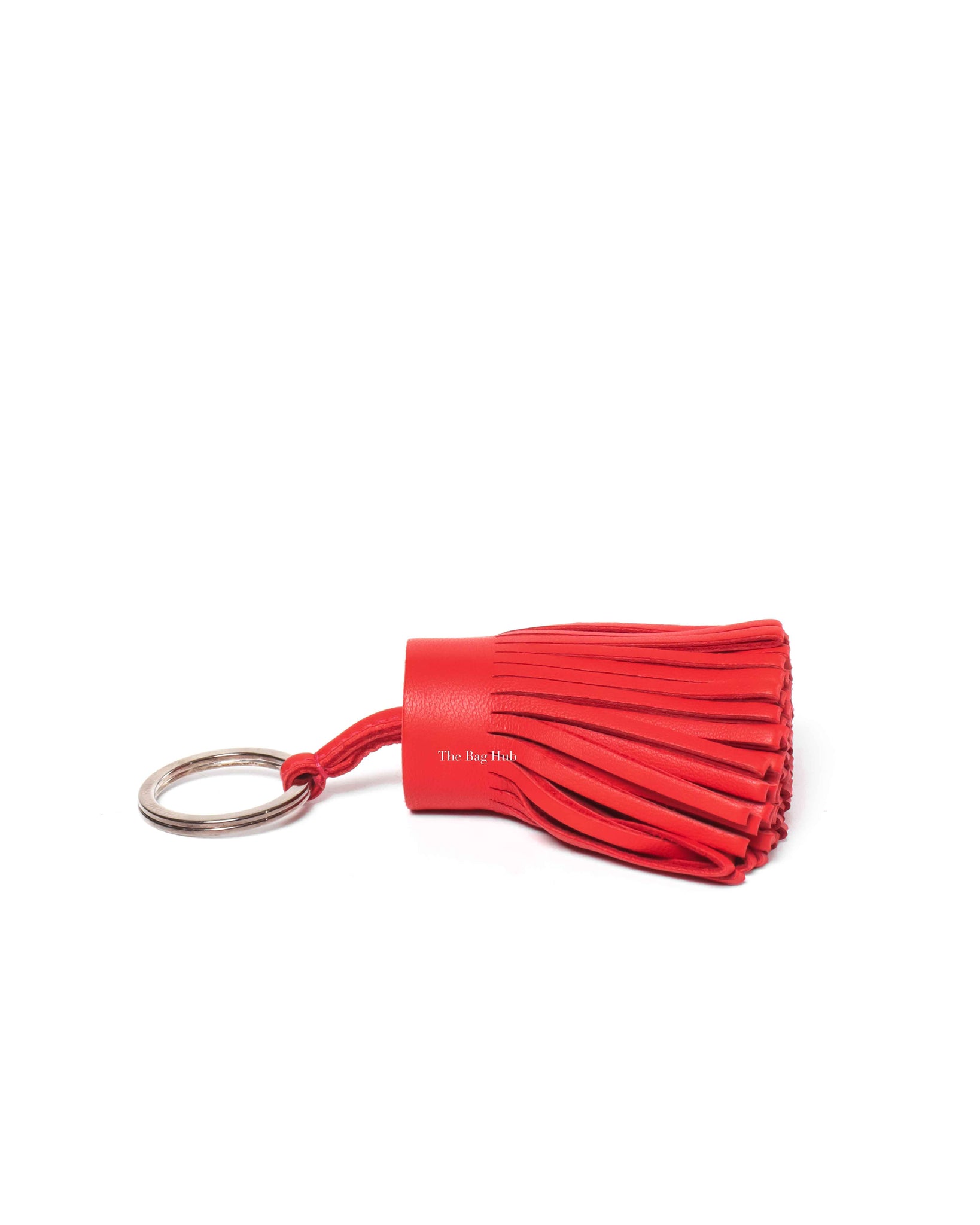 Hermes Red Orange Carmen Key Ring-5