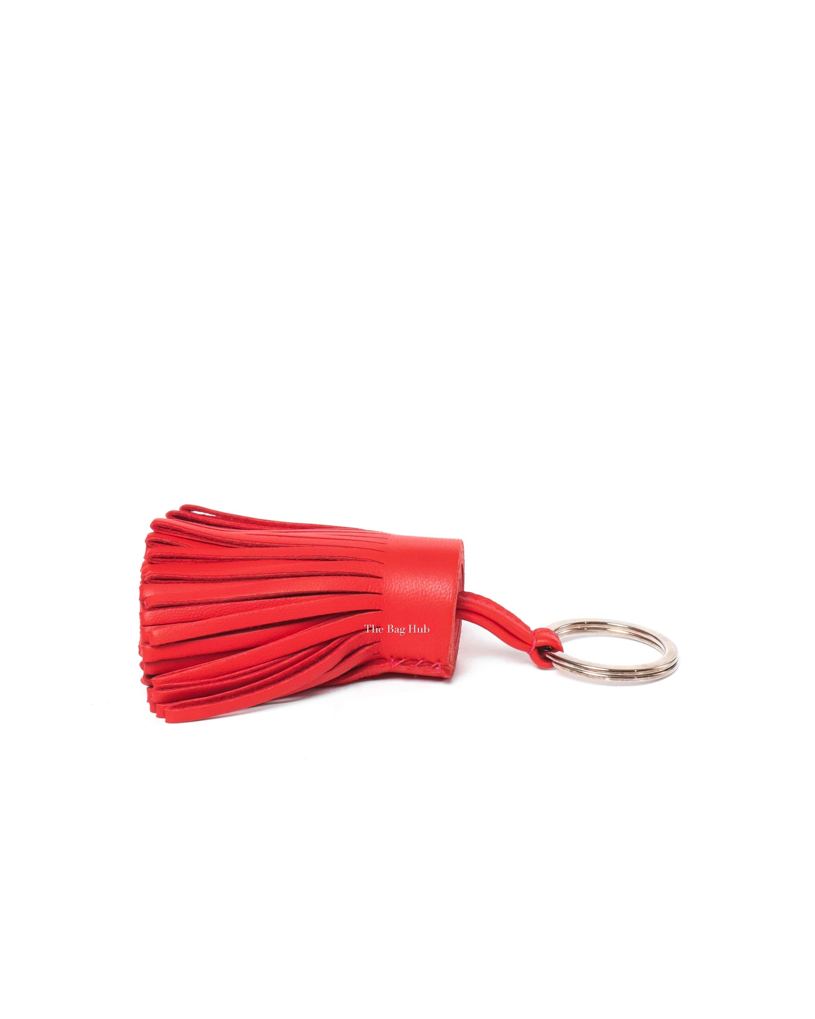 Hermes Red Orange Carmen Key Ring-6