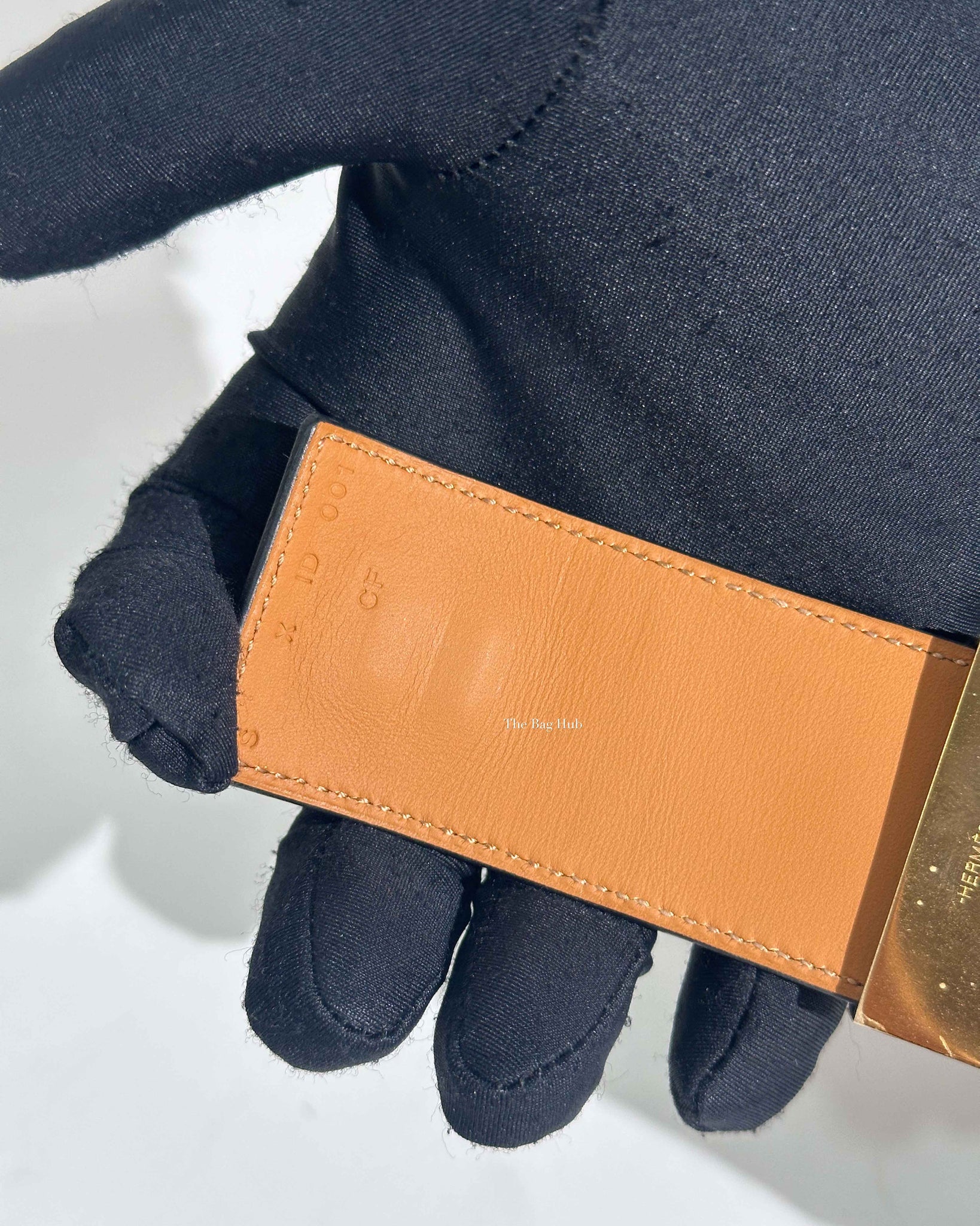 Hermes Dark Green Epsom Collier De Chien Bracelet GHW