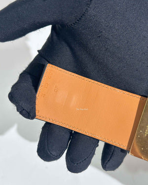 Hermes Dark Green Epsom Collier De Chien Bracelet GHW