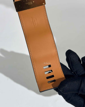 Hermes Dark Green Epsom Collier De Chien Bracelet GHW