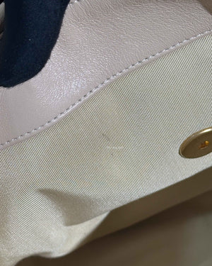 Chanel Beige Lambskin Large C19 Flsp Bag-19