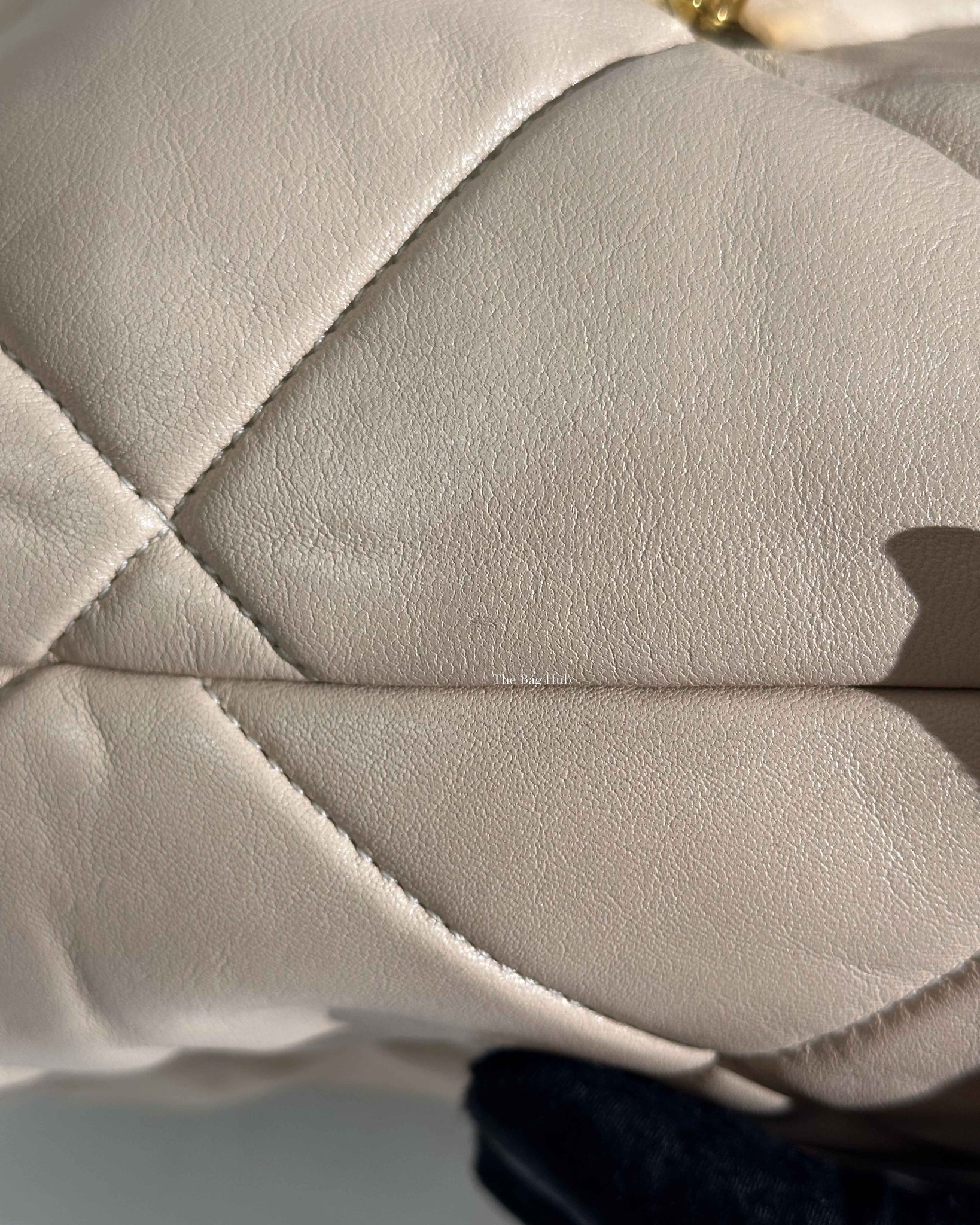 Chanel Beige Lambskin Large C19 Flsp Bag-22