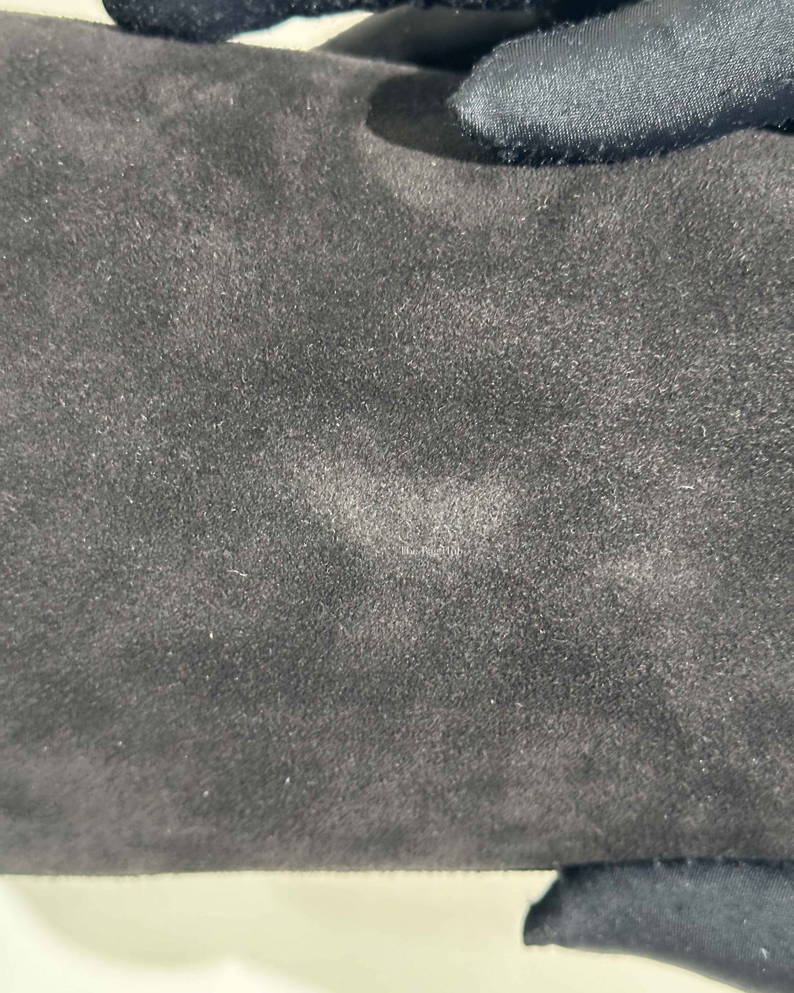 Hermes Black Suede Her Collier De Chien Knee High Flat Boots Size 39-16