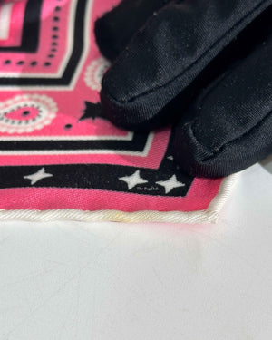 Hermes Pink Couvertures et Tenues de Jour Silk Scarf 55-9