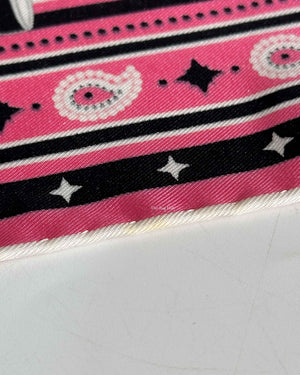 Hermes Pink Couvertures et Tenues de Jour Silk Scarf 55-10