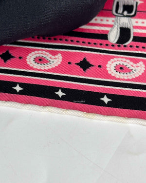 Hermes Pink Couvertures et Tenues de Jour Silk Scarf 55-12