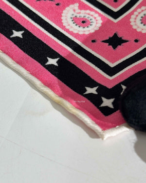Hermes Pink Couvertures et Tenues de Jour Silk Scarf 55-13
