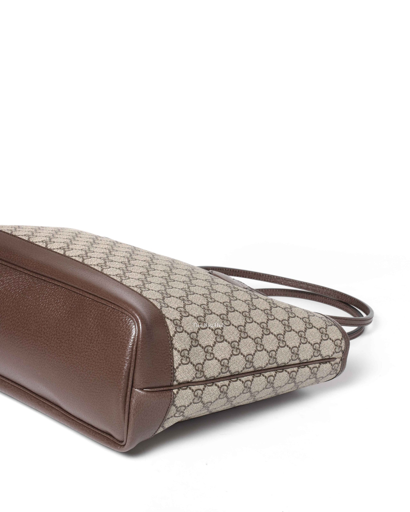 Gucci Beige and Ebony GG Supreme Canvas Ophidia Medium Tote Bag-8