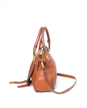 Chloe Tan Medium Marcie Hobo Bag