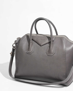 Givenchy Grey Leather Medium Antigona Bag-1