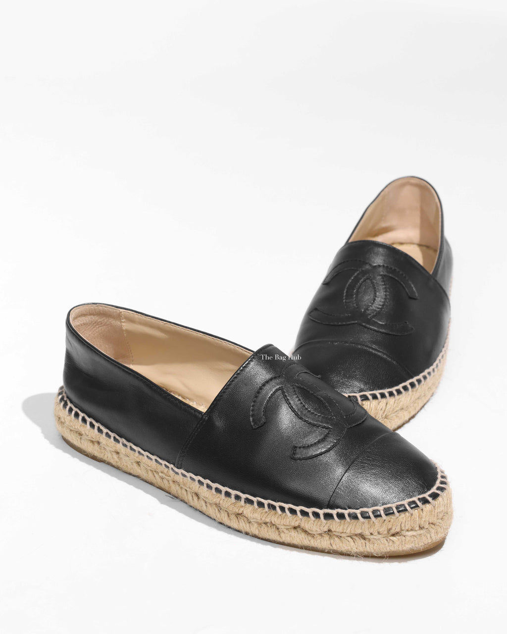 Chanel Black Espadrilles Size 38-1