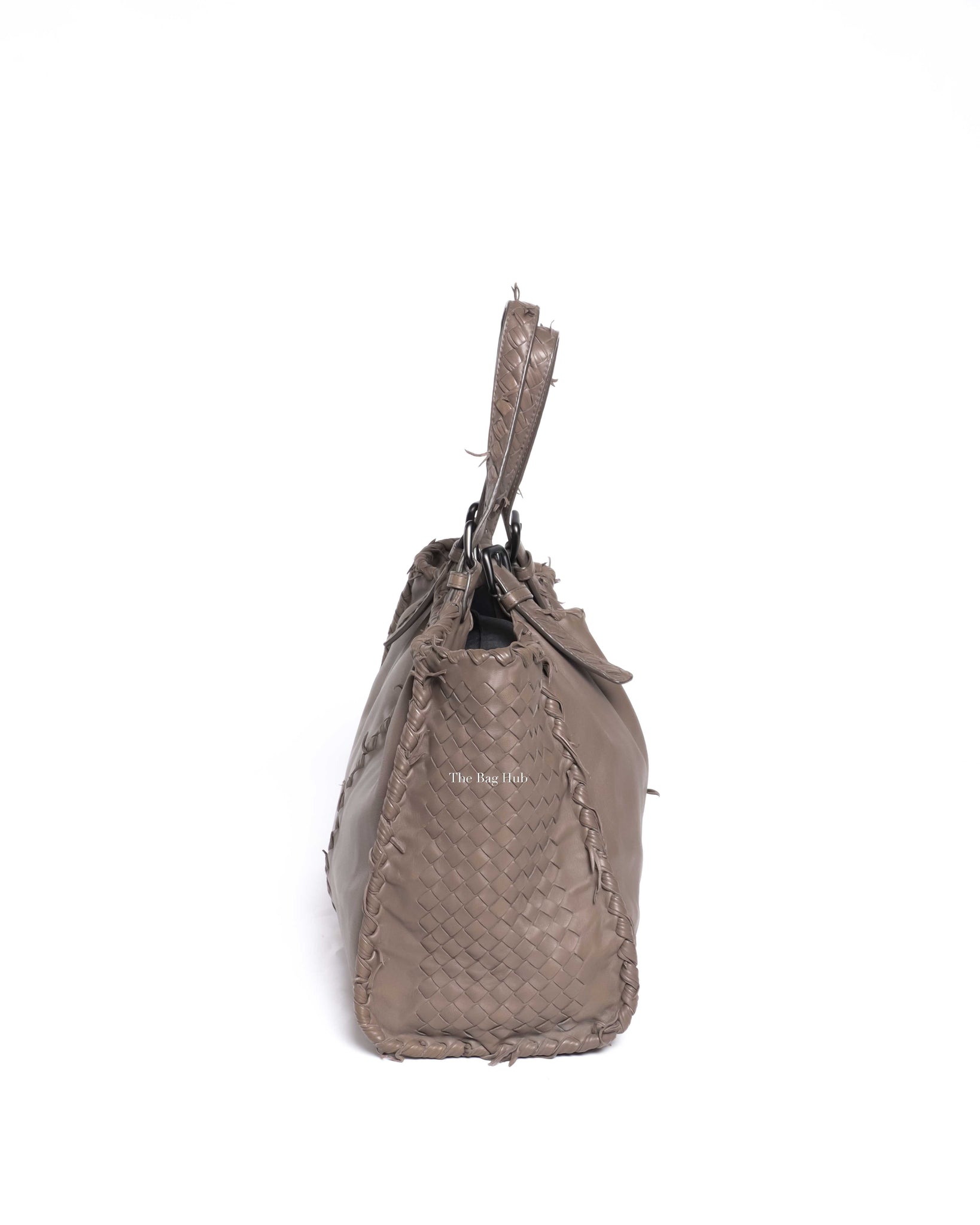 Bottega Veneta Clay Leather Intrecciato Large Tote Bag-5