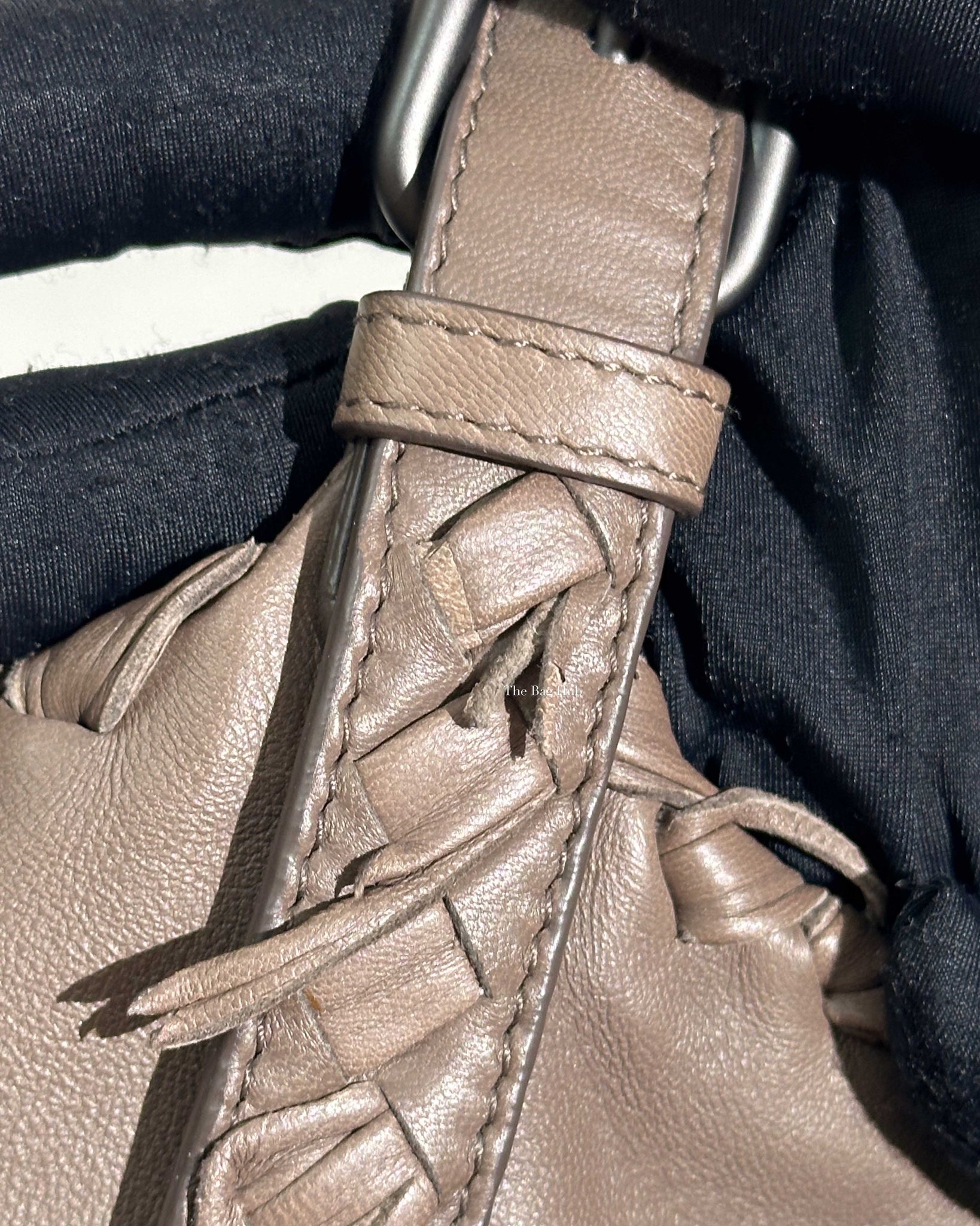 Bottega Veneta Clay Leather Intrecciato Large Tote Bag-14