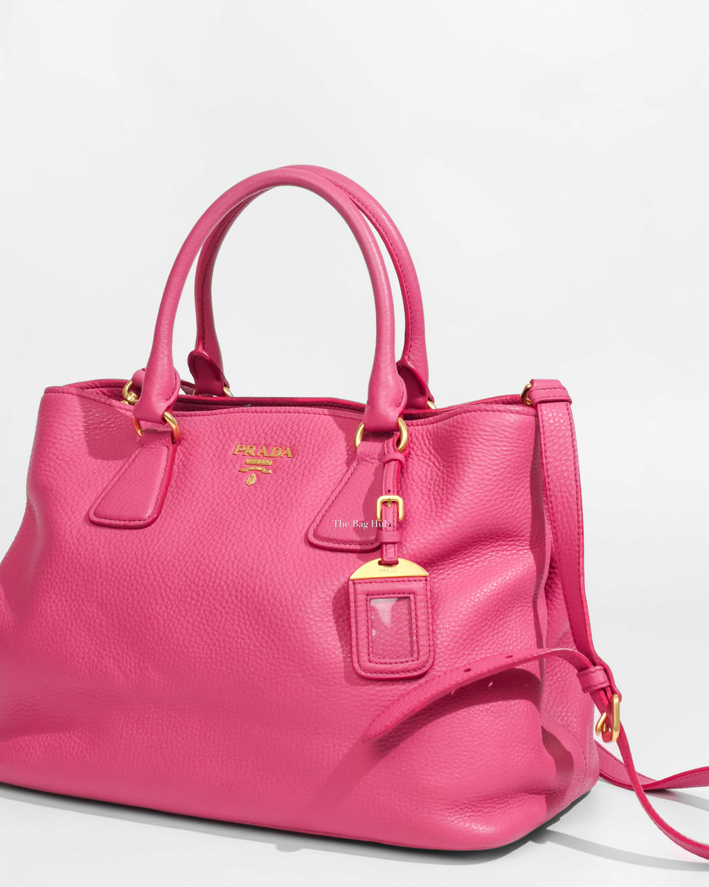 Prada Peonia Vitello Daino Shopping Tote Bag BN2794-1