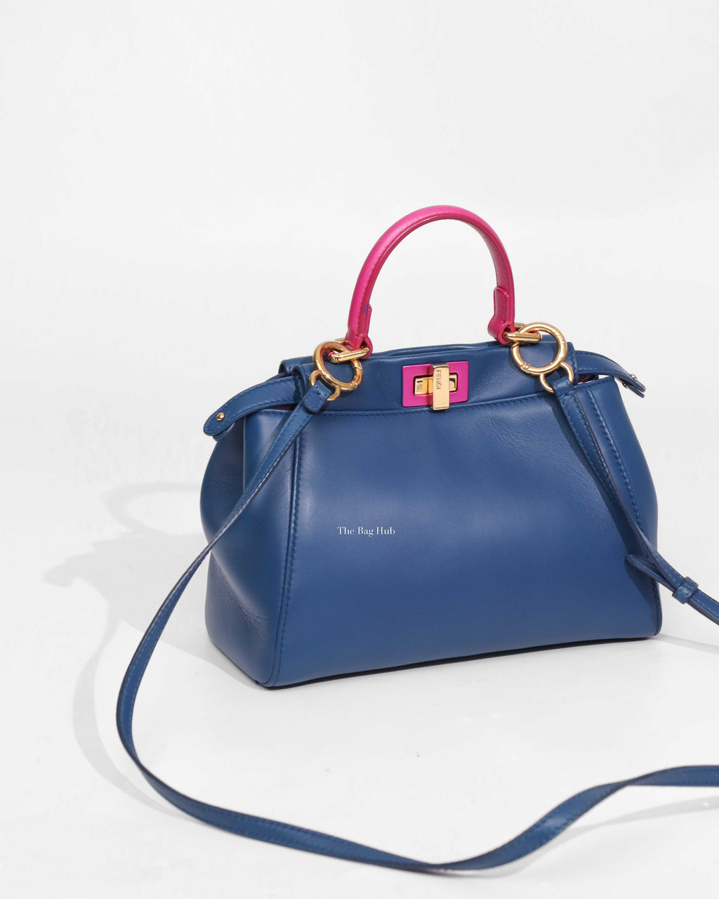 Fendi Blue/Pink Mini Peekaboo-1