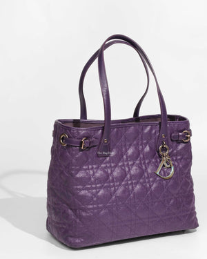 Dior Purple Panarea Shopping Bag-1