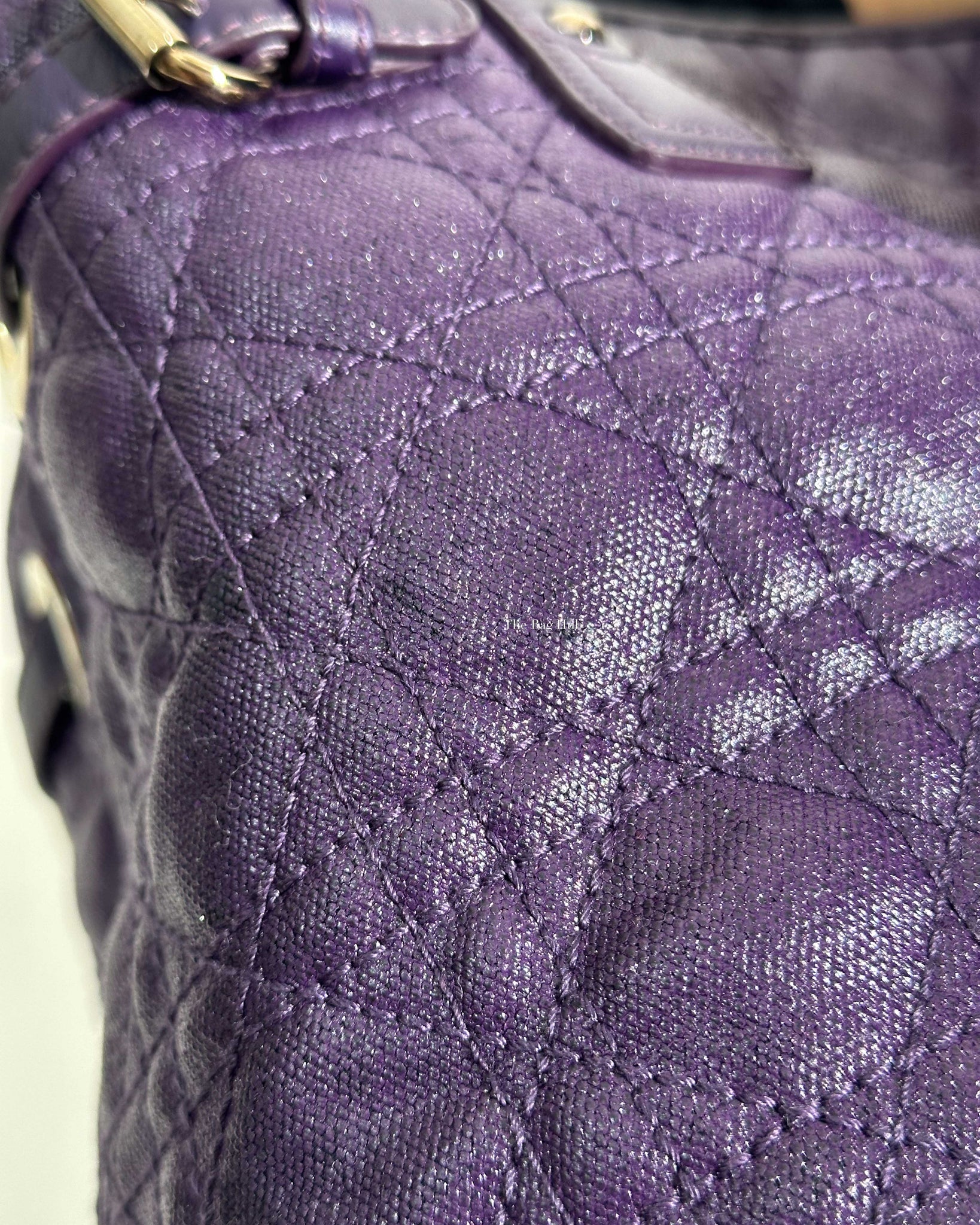 Dior Purple Panarea Shopping Bag-16