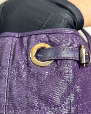 Dior Purple Panarea Shopping Bag-17