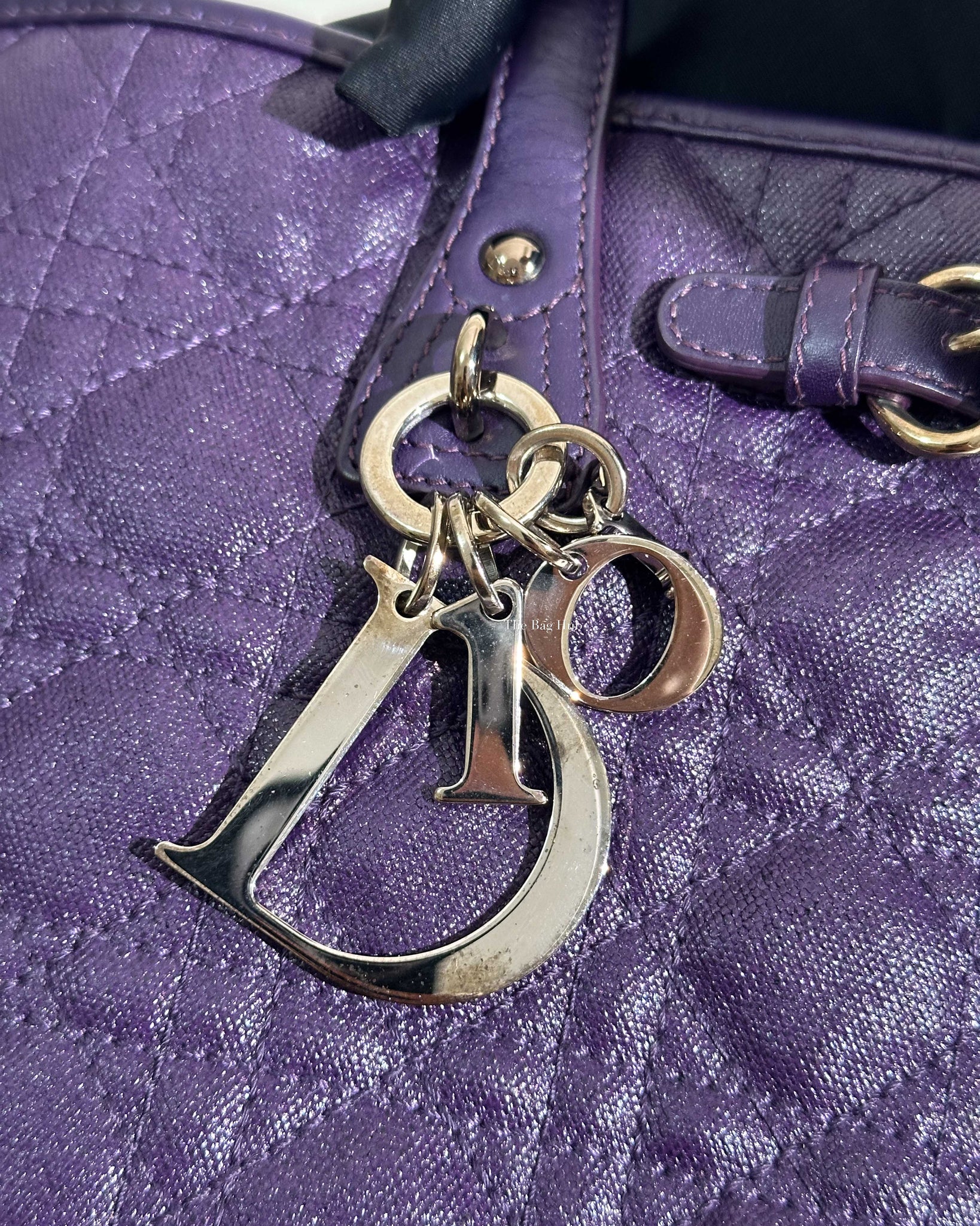 Dior Purple Panarea Shopping Bag-19