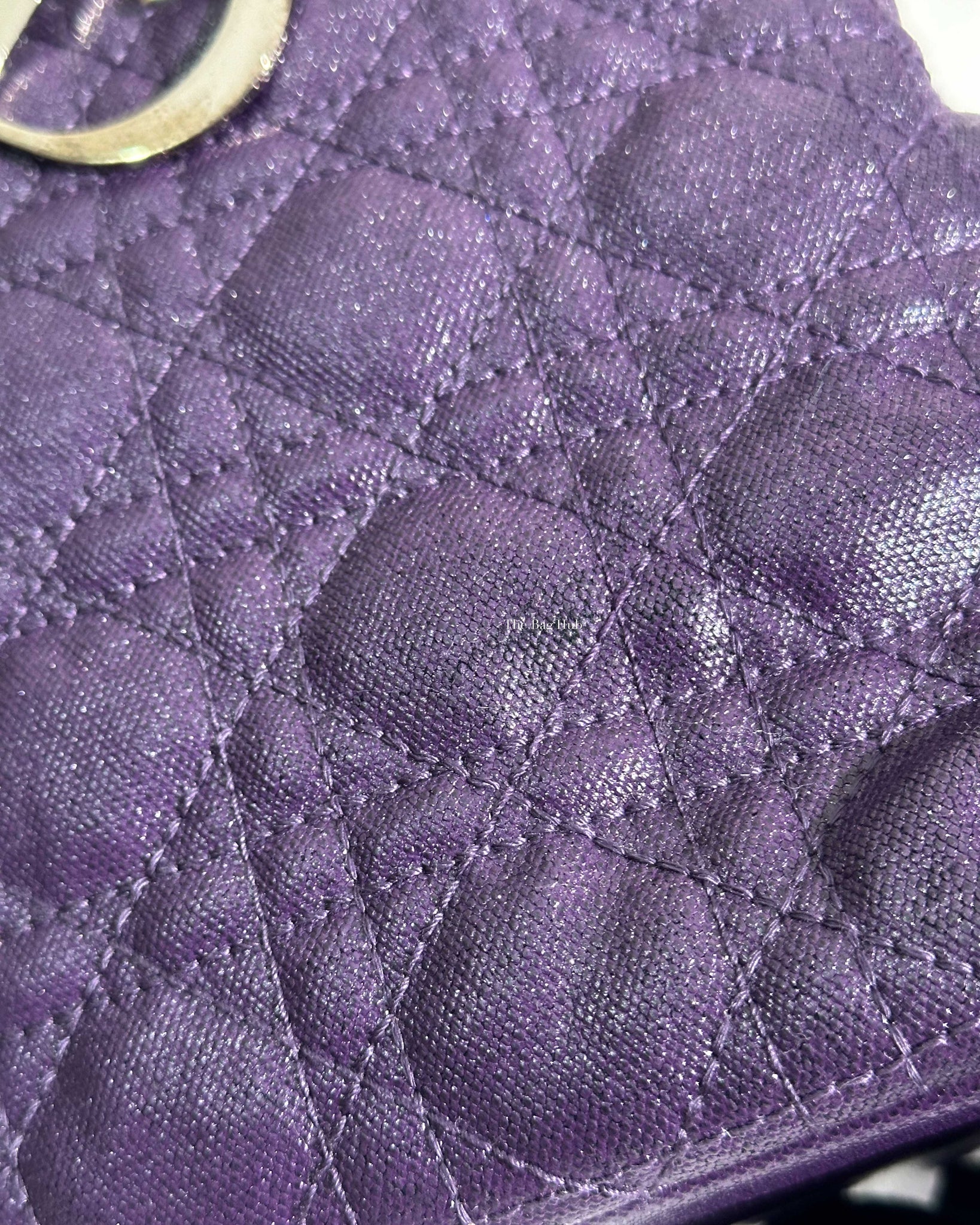Dior Purple Panarea Shopping Bag-21