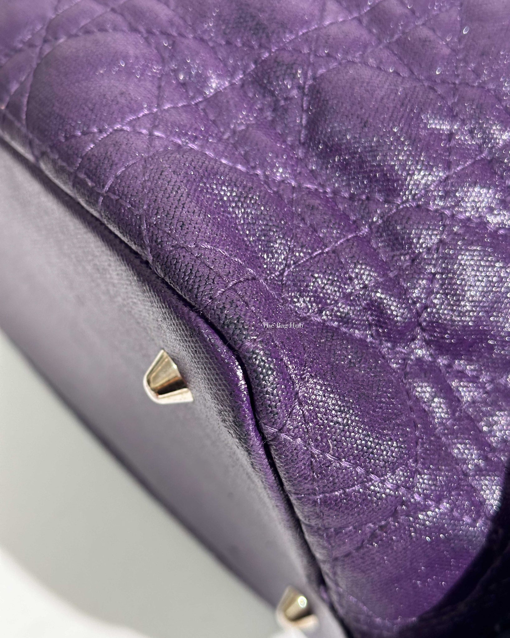 Dior Purple Panarea Shopping Bag-25