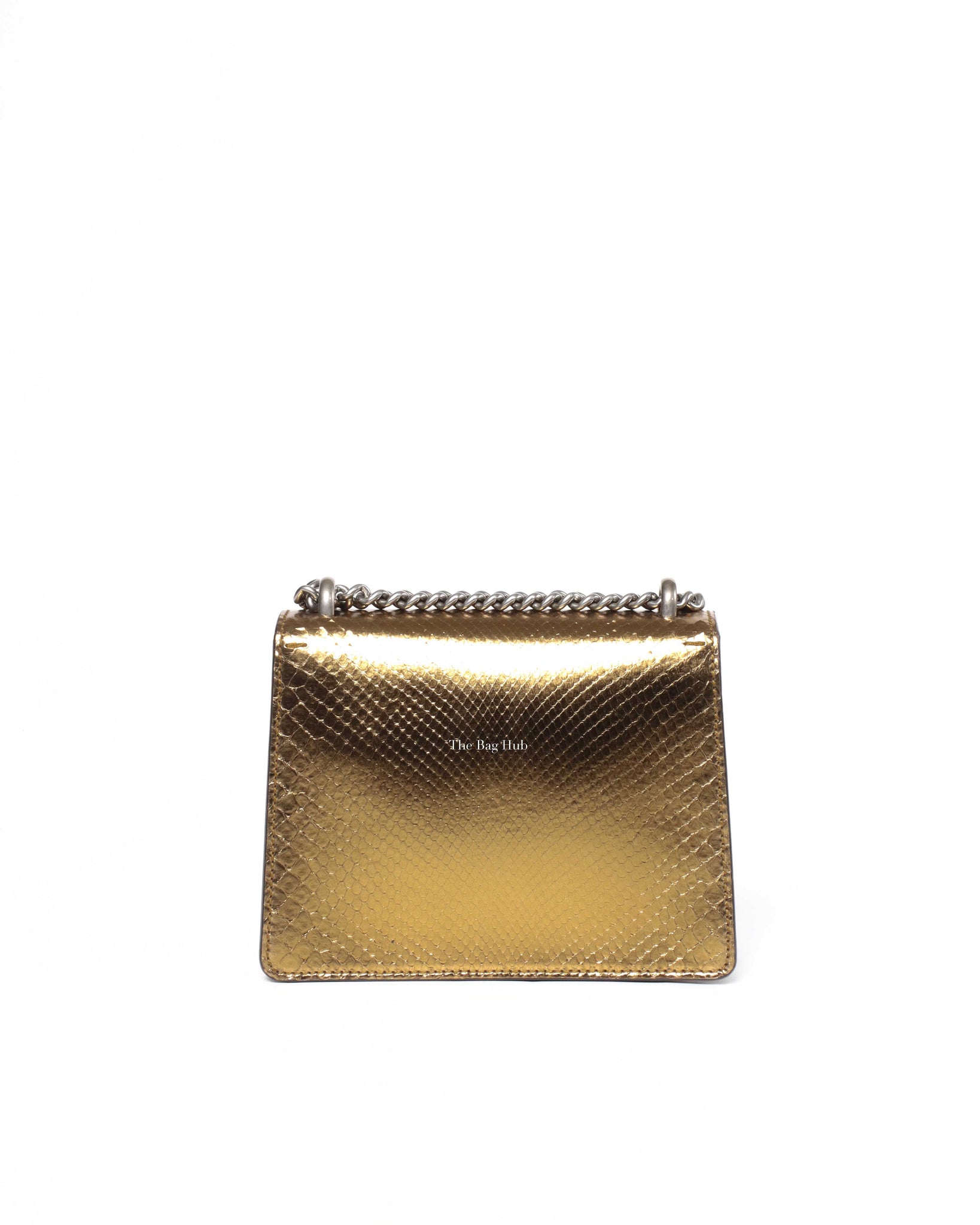 Gucci Gold Python Jewel Embellished Mini Dionysus Crossbody Bag-3