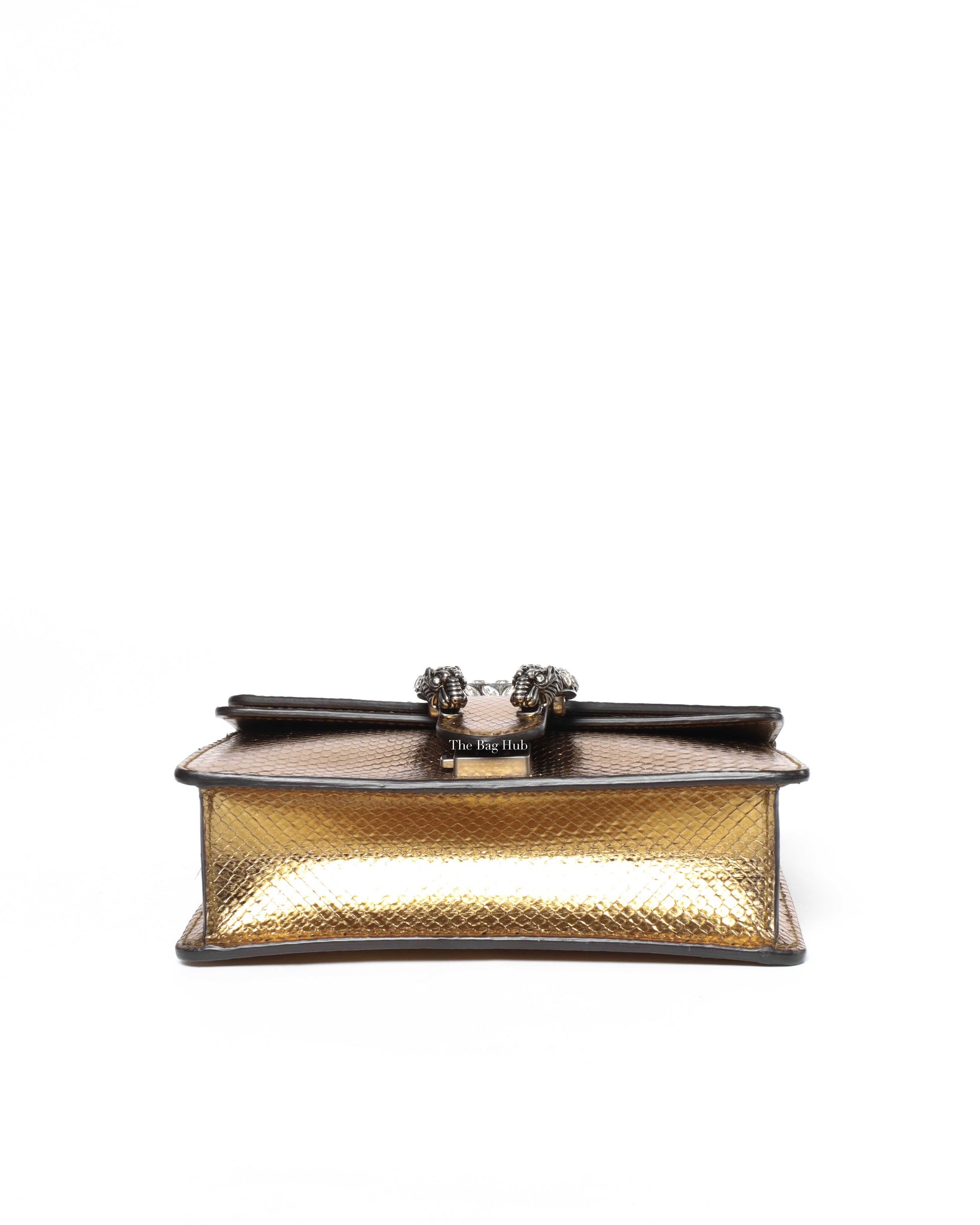 Gucci Gold Python Jewel Embellished Mini Dionysus Crossbody Bag-5