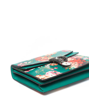 Gucci Blooms Emerald Leather Medium Dionysus Bag-7