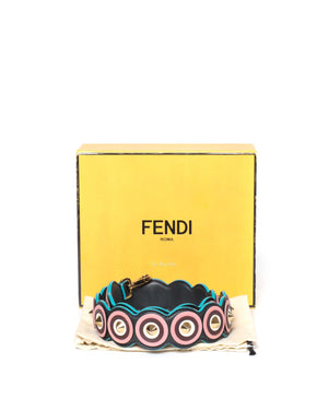 Fendi Multicolor Spiked Strap You Bag Strap-7