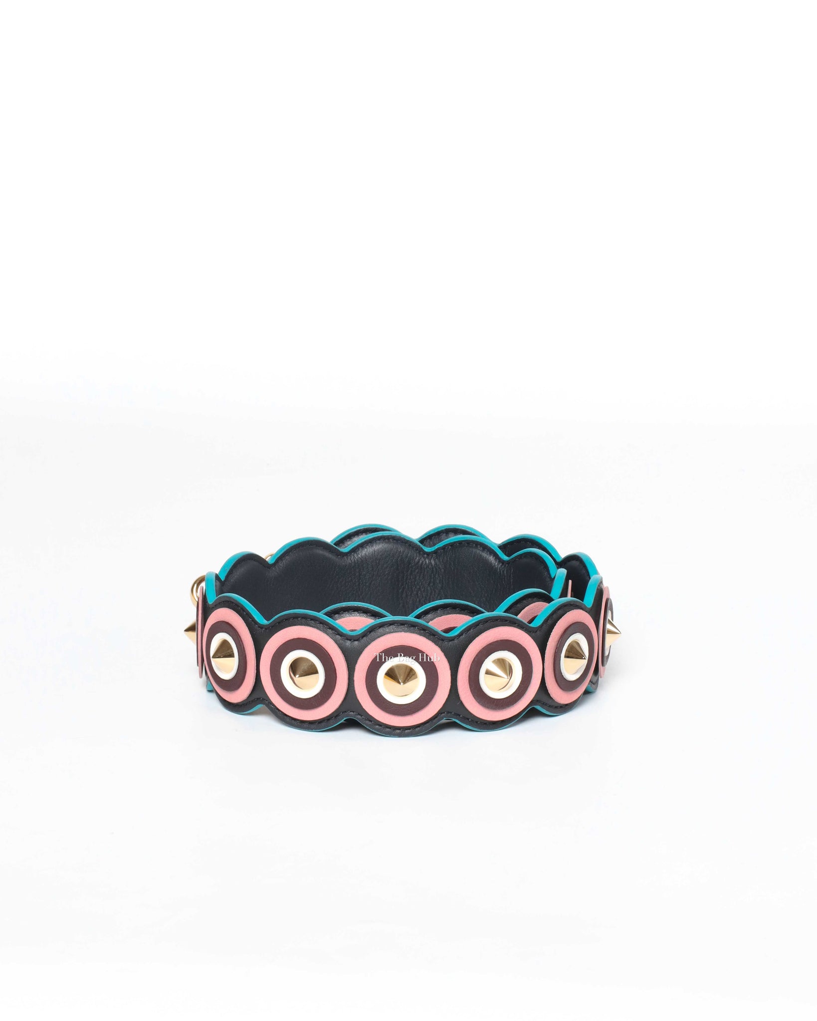 Fendi Multicolor Spiked Strap You Bag Strap-5