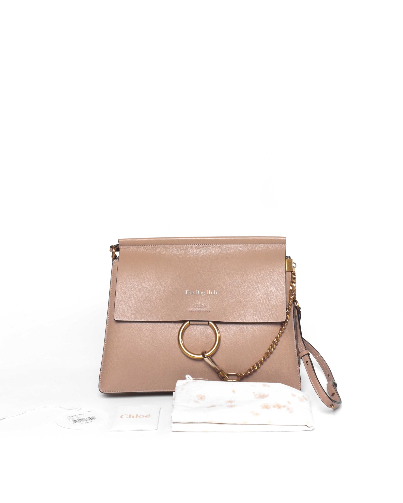 Chloe Biscotti Beige Leather Medium Faye Bag