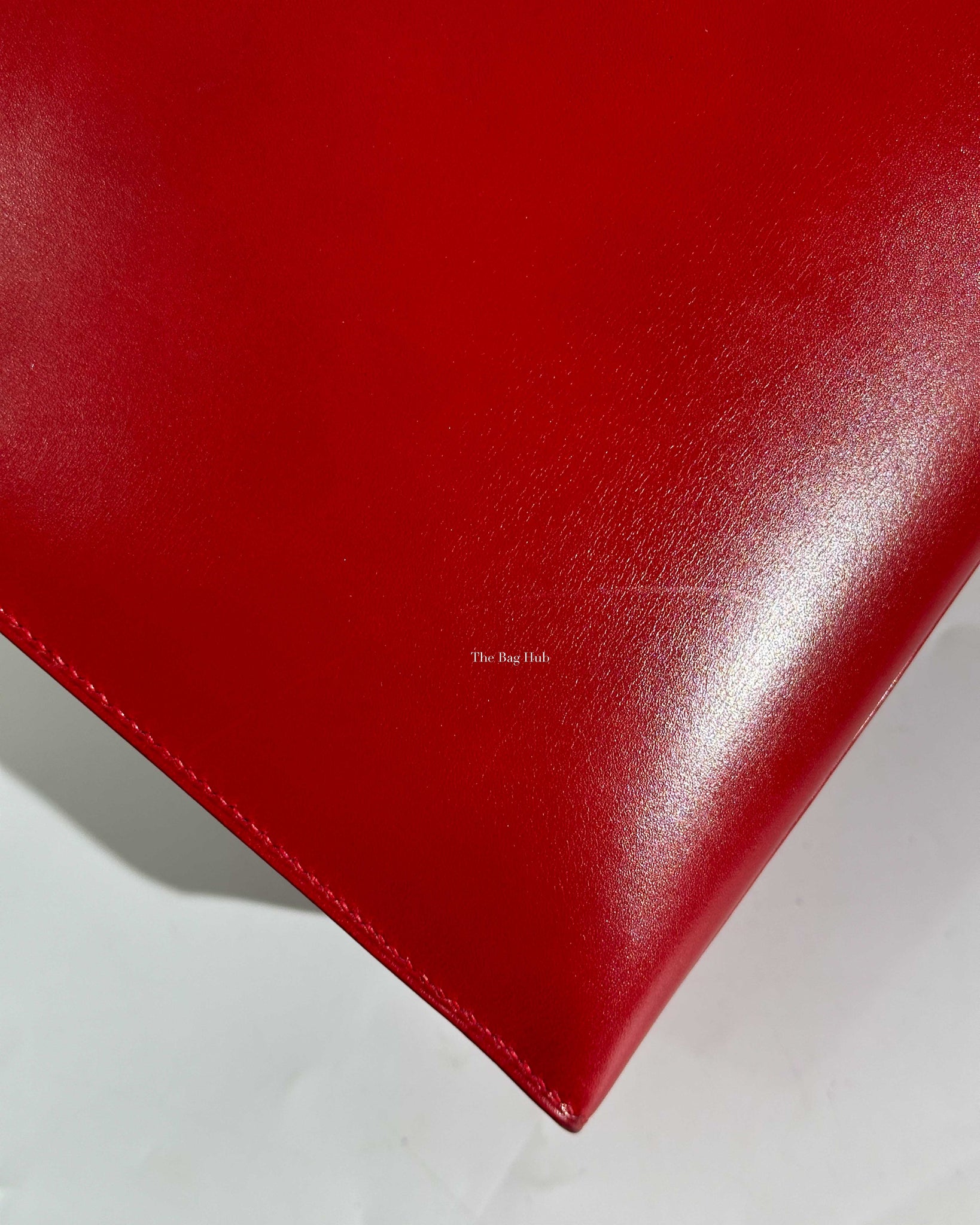 Hermes Rouge Vif Box Leather Kelly 28 GHW-22