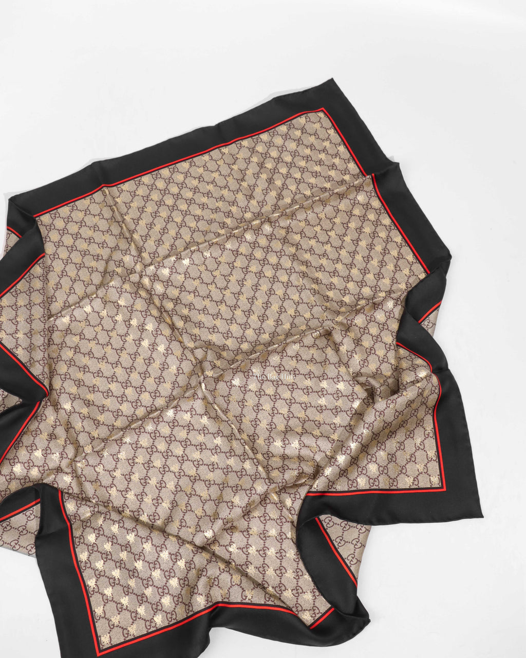 Gucci GG Silk Bees Scarf