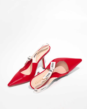 Dior Red Patent Leather J'adior Size 39-1