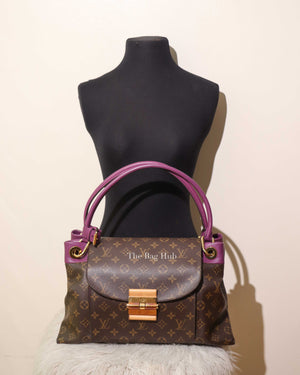 Louis Vuitton Amethyste/Monogram Olympe Shouldre Bag-12