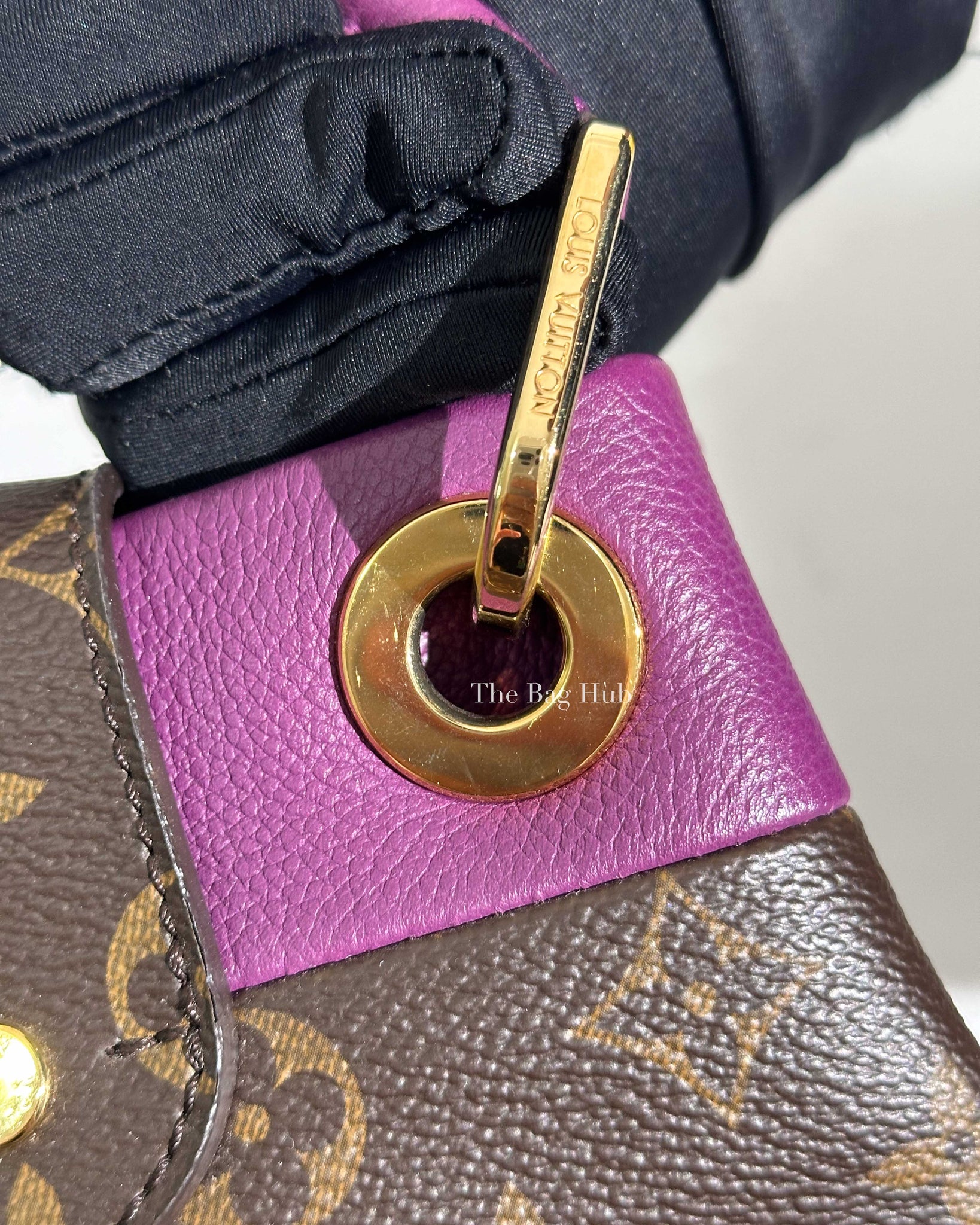 Louis Vuitton Amethyste/Monogram Olympe Shouldre Bag-21