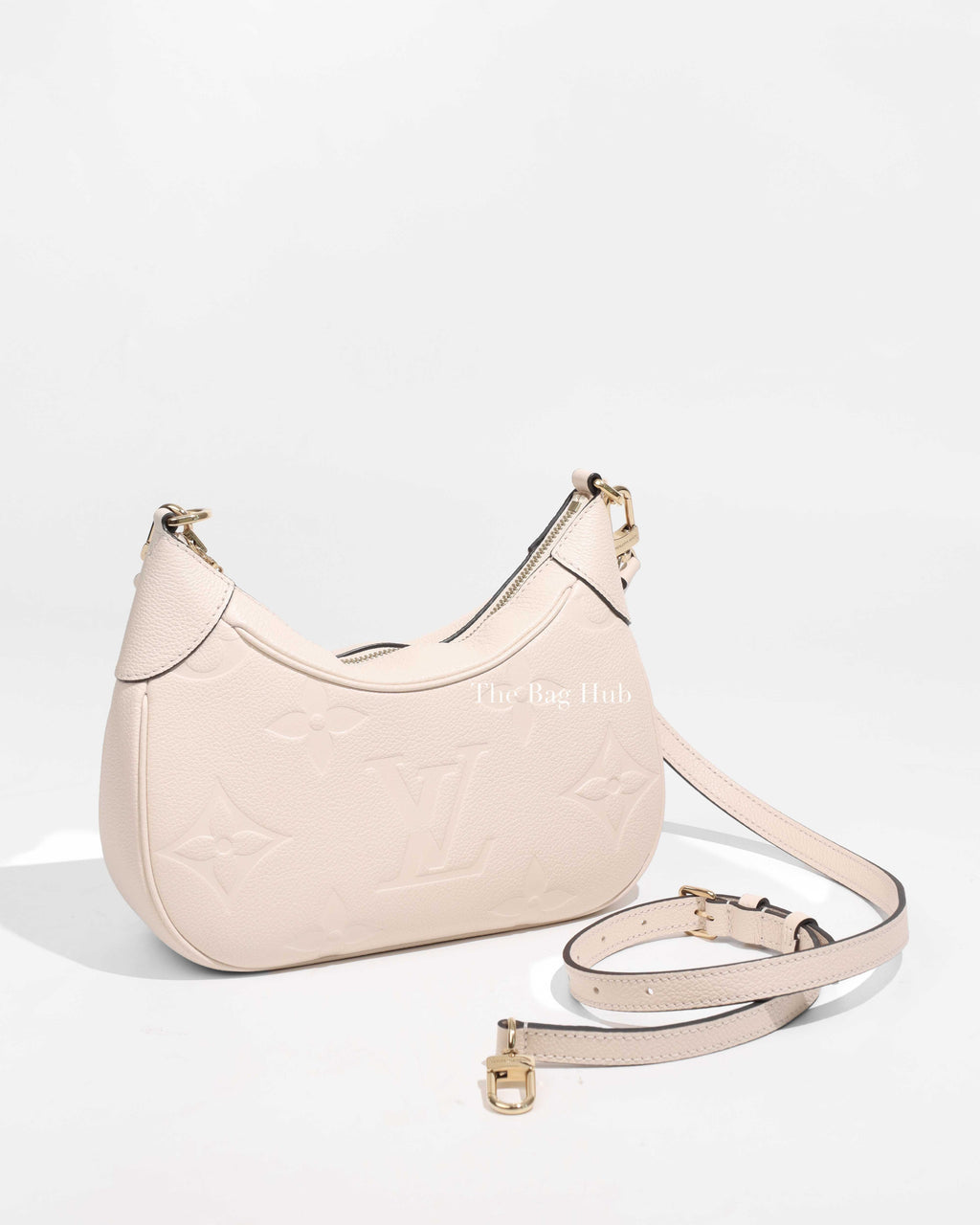 Louis Vuitton Ivory Monogram Empreinte Bagatelle Shoulder Bag