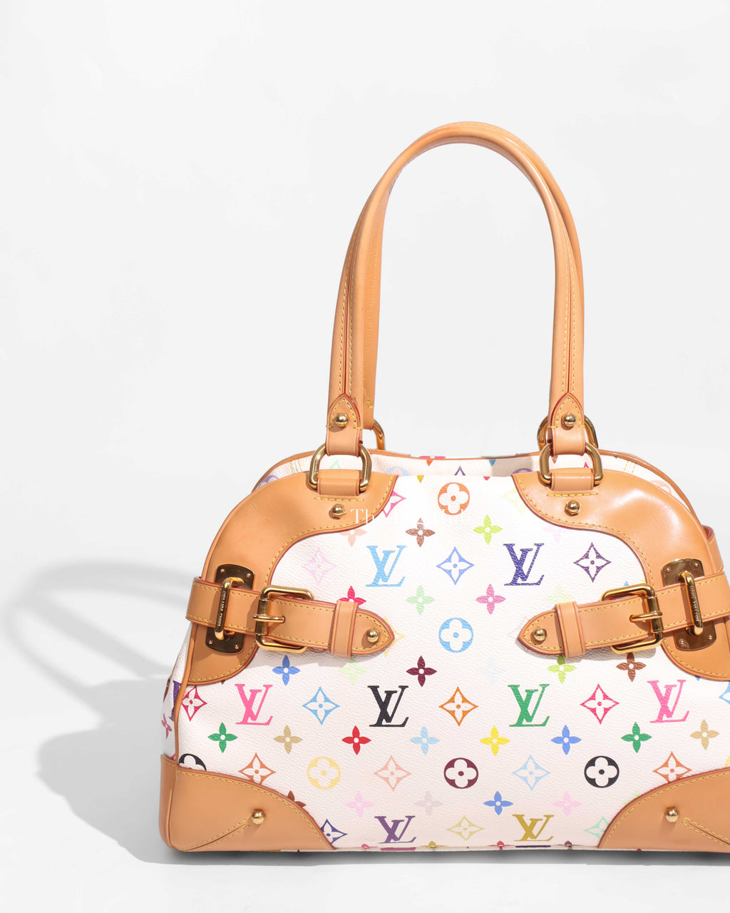 Louis Vuitton White Multicolor Claudia Handbag-1