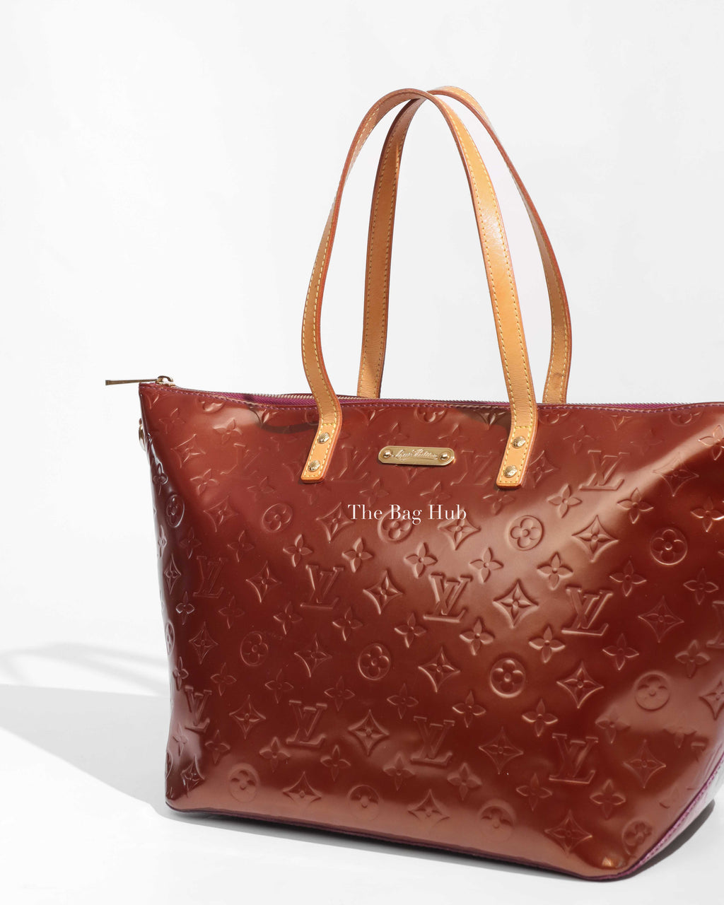 Louis Vuitton Rouge Fauviste Vernis Monogram GM Bellevue Bag