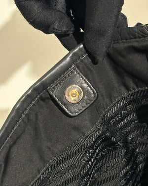 Prada Nero Tessuto Calf BN1881 Shoulder Bag-25