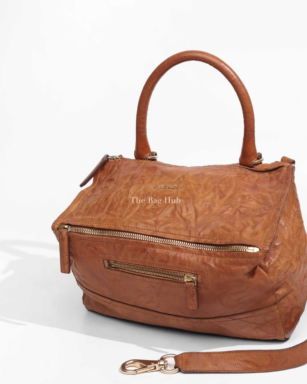 Givenchy Camel Sheepskin Medium Pandora GHW-1