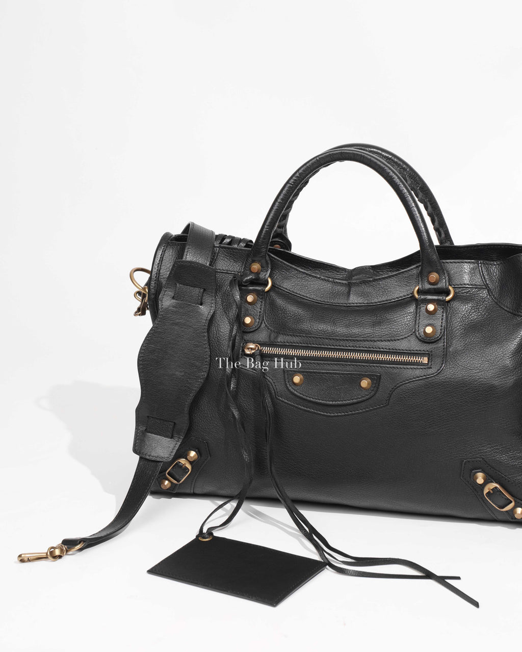 Balenciaga Black Leather Classic City Bag
