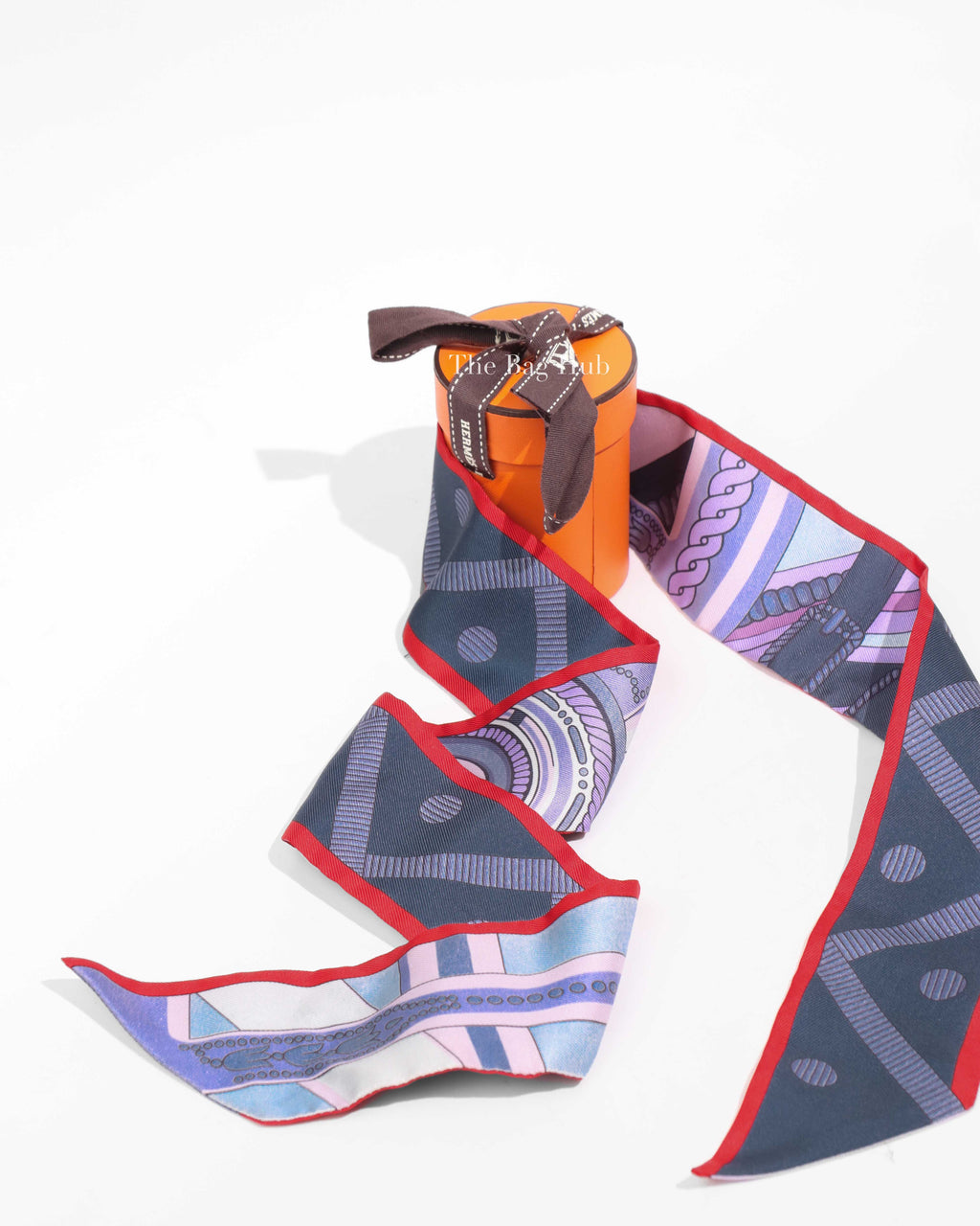 Hermes Multi-color Silk Balade en Berline Twilly