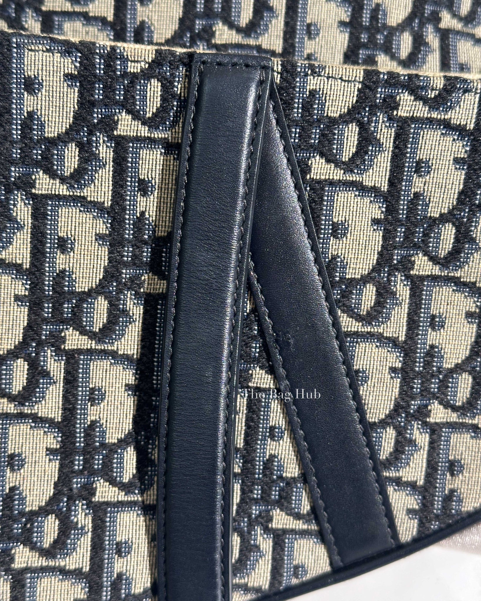 Dior Blue Oblique Saddle Bag-13
